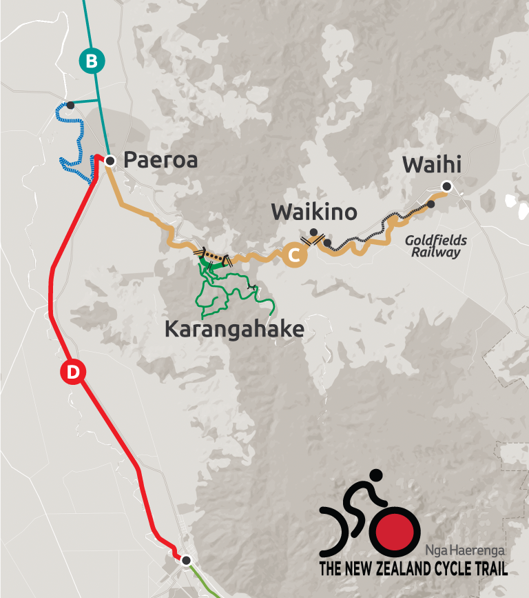Hauraki cycle trail outlet